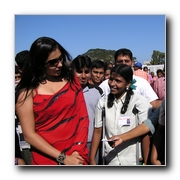 Namitha with Disabled Children Gallery